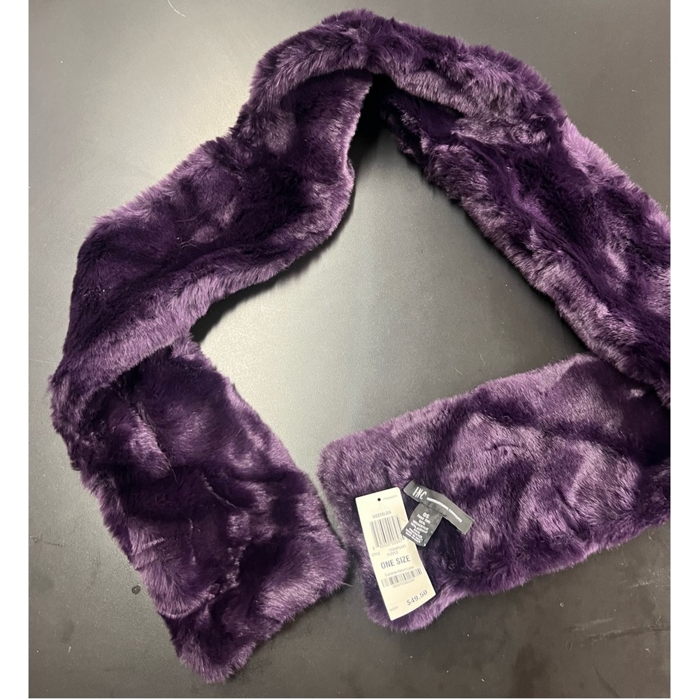 INC Faux Fur Shawl